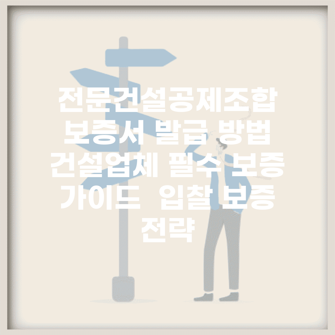 전문건설공제조합 보증서 발급 방법 | 건설업체 필수 보증 가이드 | 입찰 보증 전략