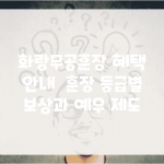 화랑무공훈장 혜택 안내 | 훈장 등급별 보상과 예우 제도