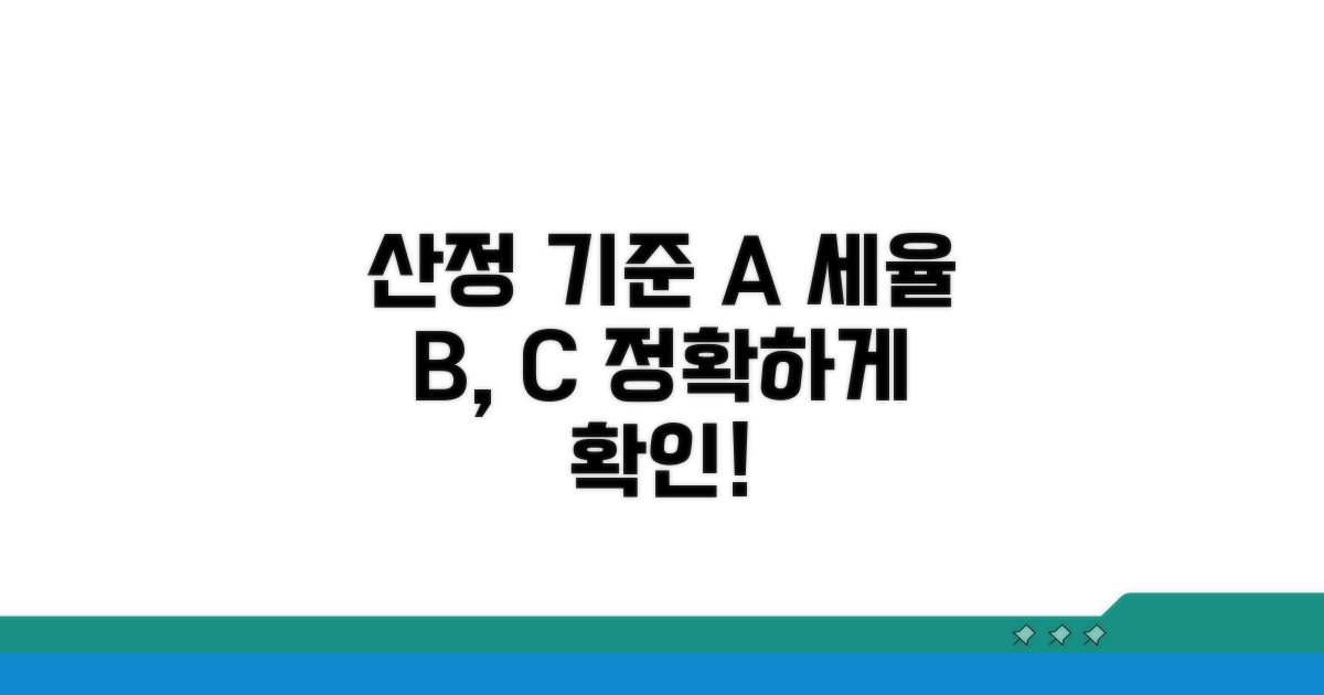 산정 기준과 세율 알아보기