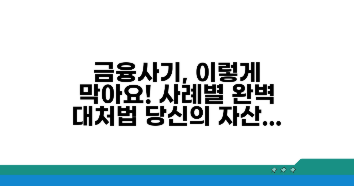 사례별 금융사기 대처법