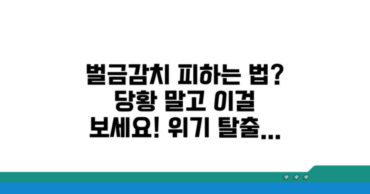 벌금·감치명령 피하는 방법은?