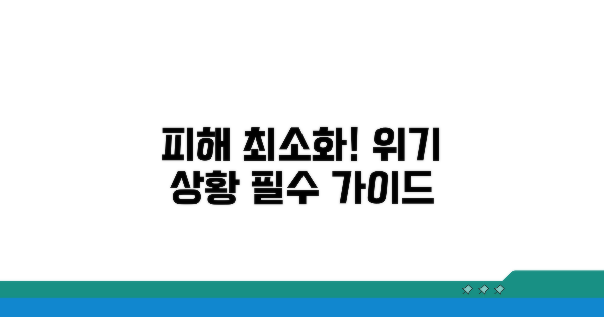 피해 줄이는 실전 대처 가이드
