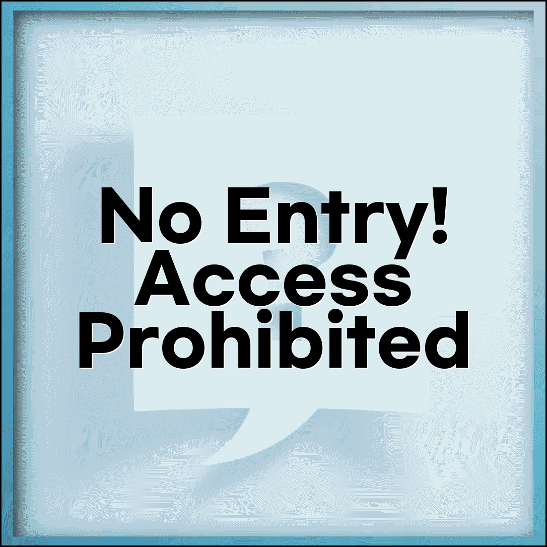 접근금지 영어로 No Entry Access Prohibited | 접근금지 영어 표현 완벽 정리