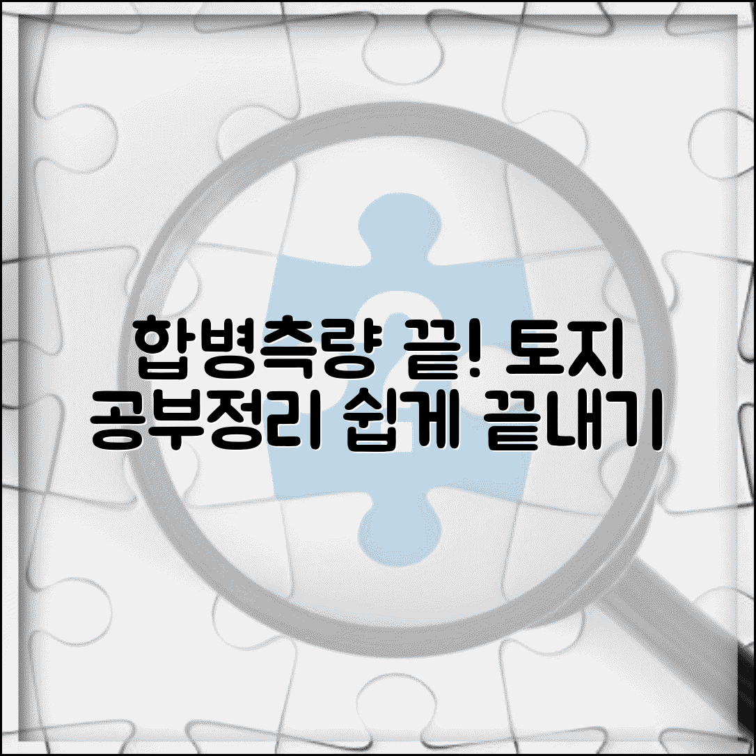 토지합병측량 공부정리 | 여러 필지 합병 후 공부정리