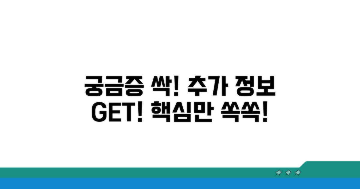 궁금증 해결과 추가 정보