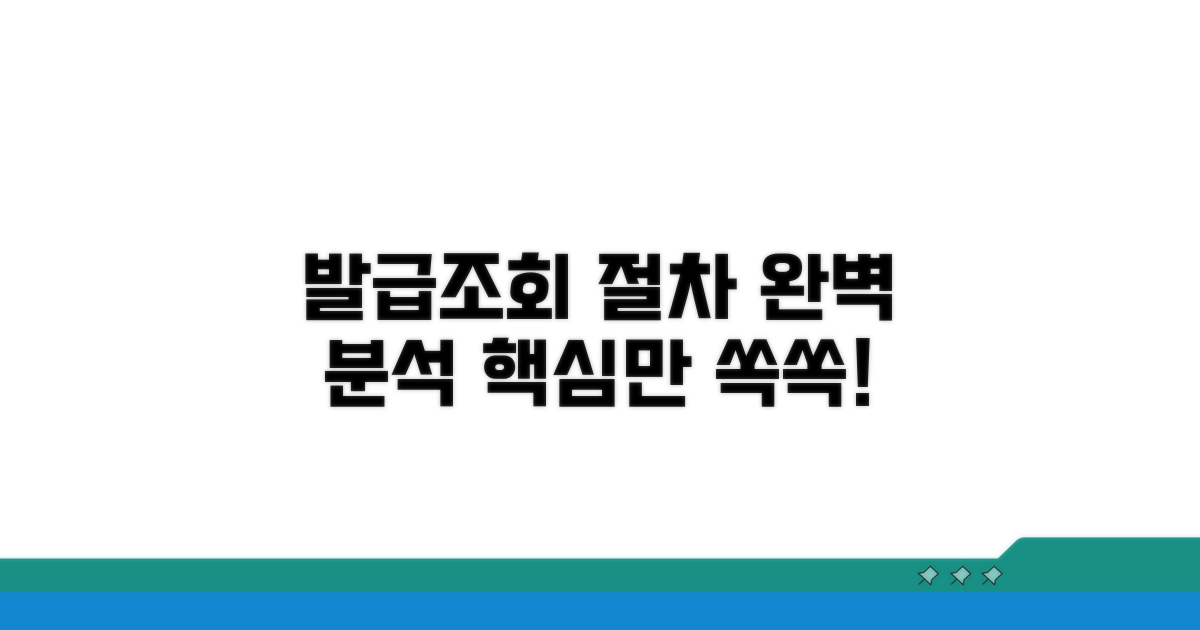 발급 및 조회 절차 완벽 분석