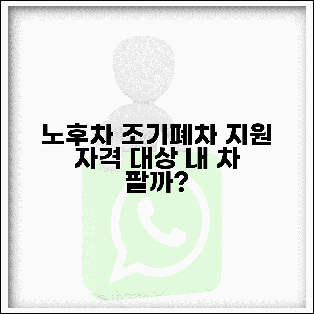노후경유차 조기폐차 대상 | 지원 자격 요건 | 신청 가능 차량