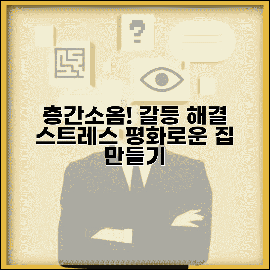층간소음 대처법 갈등 해결과 스트레스 줄이는 방법
