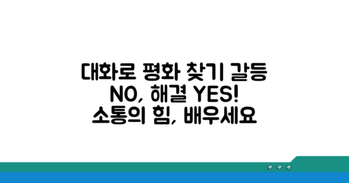 평화로운 해결을 위한 대화법