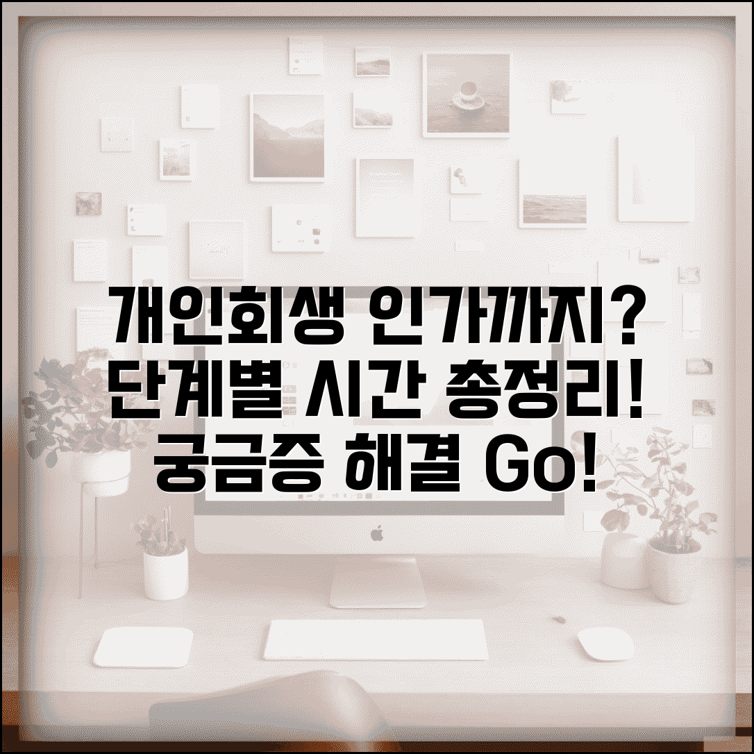 개인회생 인가결정 기간 얼마나 걸릴까? | 단계별 예상 소요 시간 및 절차 총정리