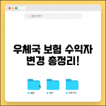 우체국 보험 수익자 변경 방법 | 필요 서류, 절차, 주의사항 총정리