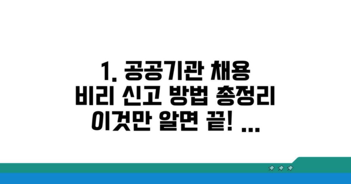 공공기관 채용 비리 신고 방법