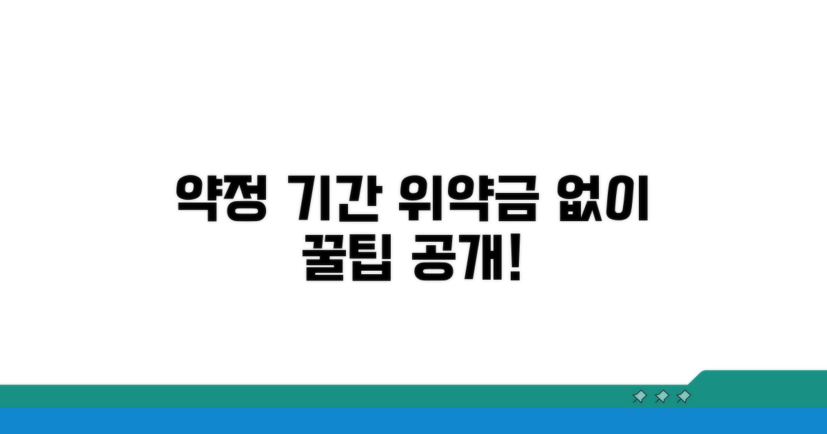 약정 기간 확인, 위약금 없이 바꾸기