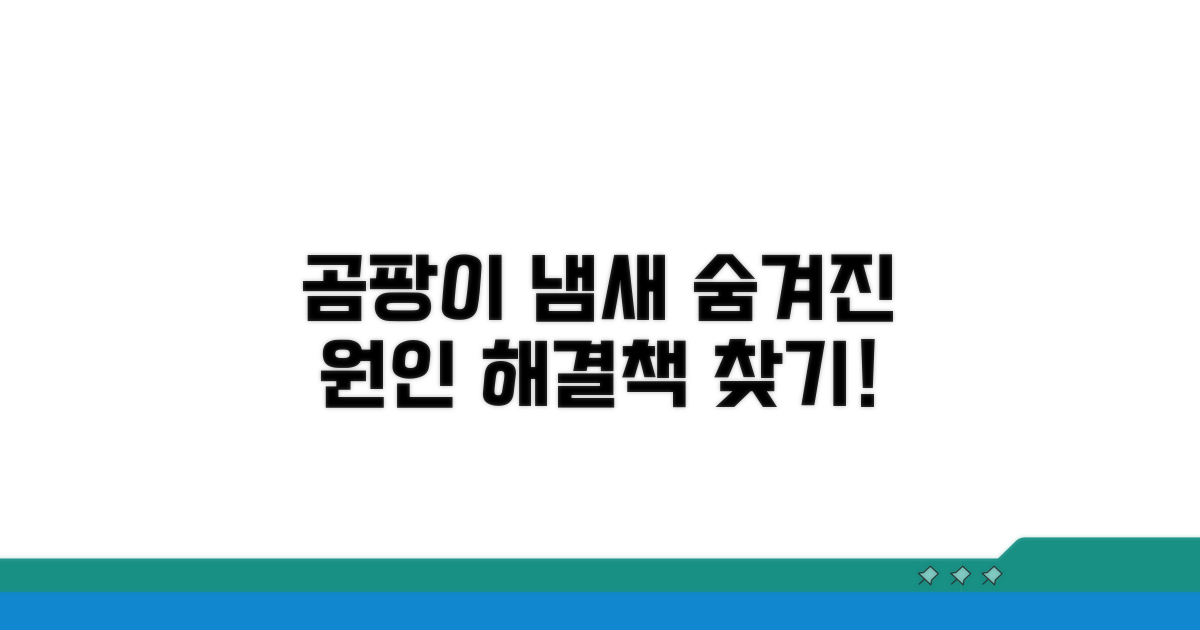 곰팡이 냄새 원인과 특징 분석
