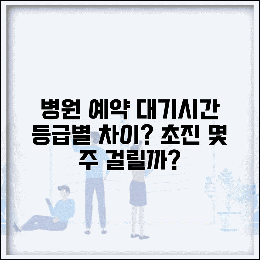 병원 예약 대기 시간 등급별 차이 | 초진 예약 몇 주 걸릴까? 기간, 방법, 꿀팁 총정리