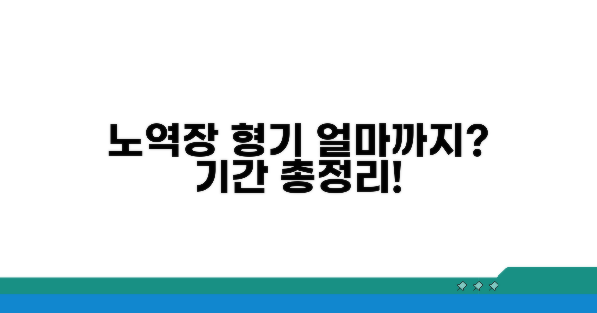 노역장 집행 기간, 얼마까지?