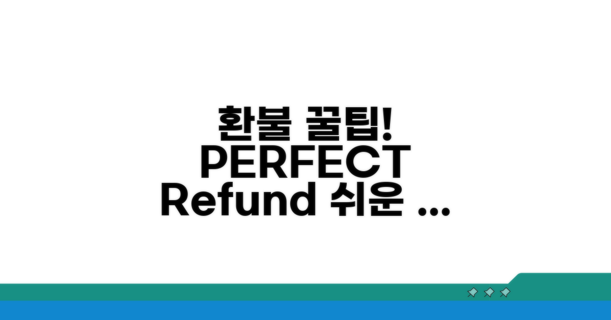 성공적인 환불을 위한 꿀팁