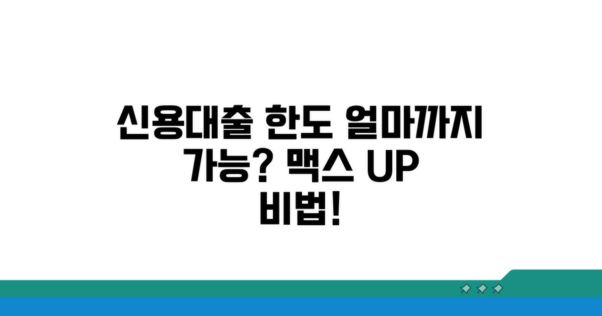 신용대출 한도, 얼마나 올릴 수 있을까