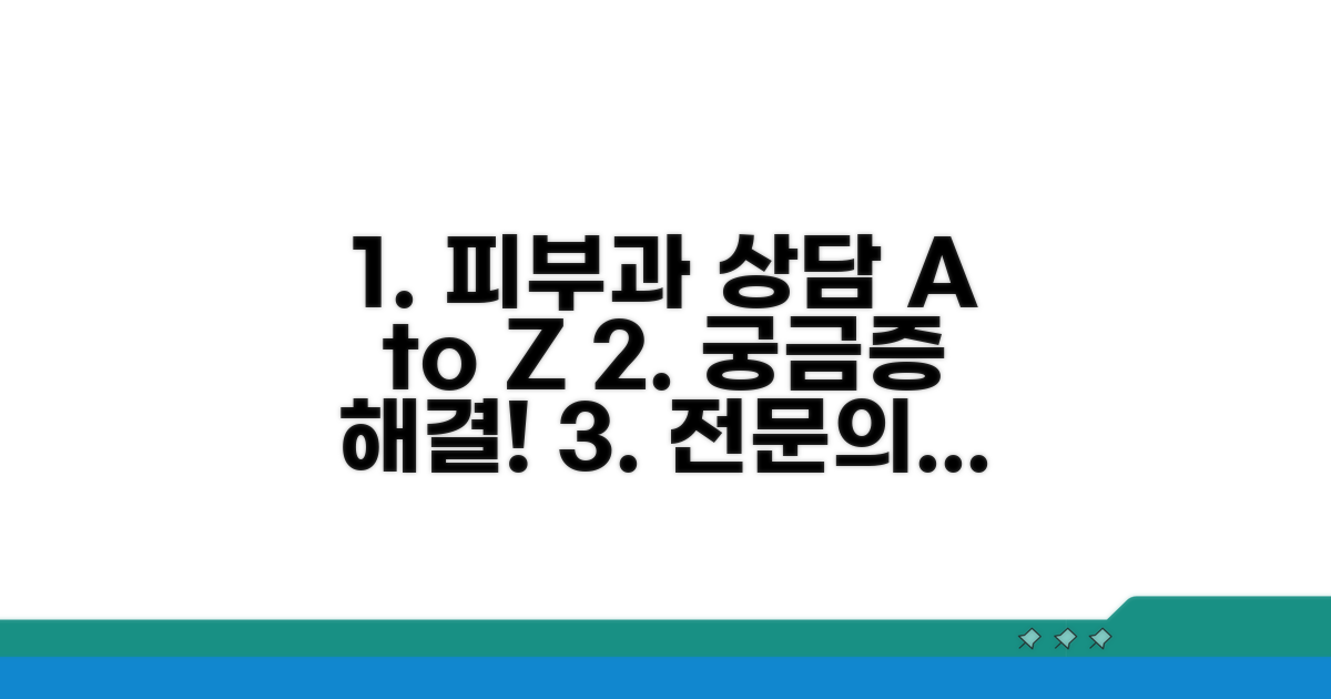 피부과 상담, 궁금한 모든 것
