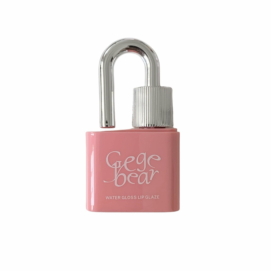 Gege bear 귀여운 자물쇠 틴트 워터 글로우 촉촉 미러 립 틴트 학생 가성비 꾸안꾸 여고생 틴트, 1개, 05# 리치 애쉬 핑크 상세 이미지 2