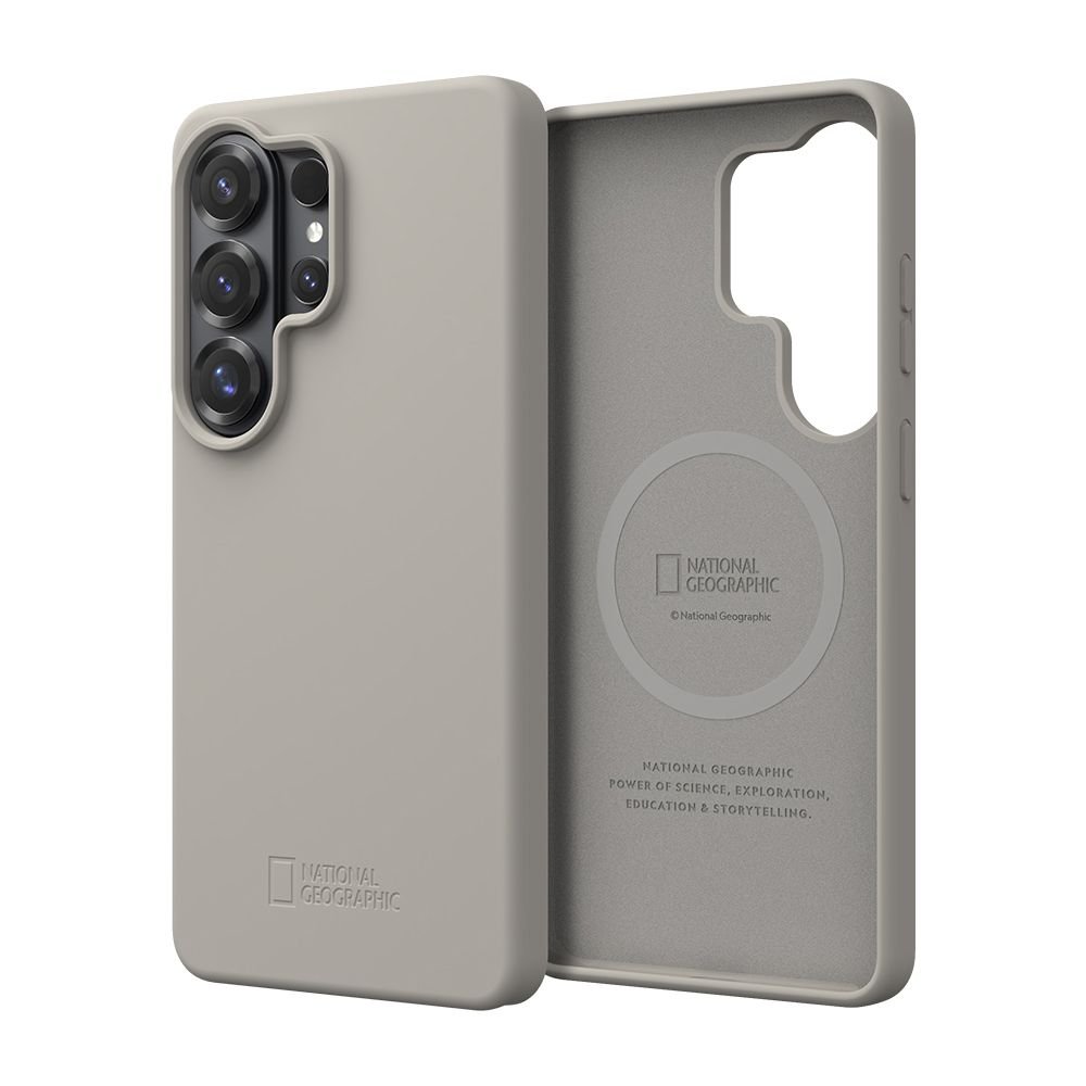 내셔널지오그래픽 마그네틱 실리콘 케이스 베이지, 갤럭시S26 울트라 상세 이미지 1