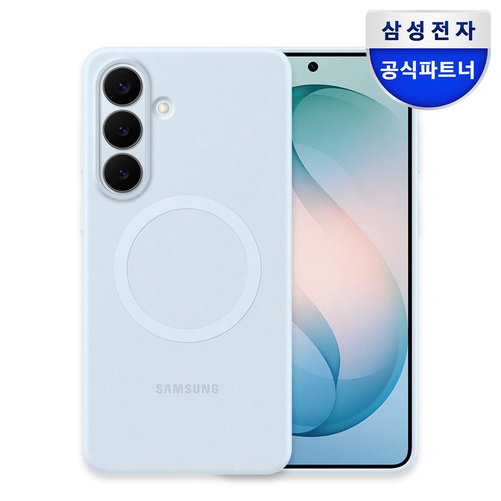 삼성 맥세이프 실리콘 마그넷 케이스 라이트블루, 갤럭시S26 플러스 상세 이미지 1