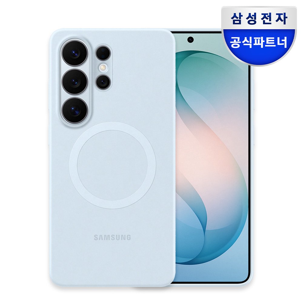 삼성 맥세이프 실리콘 마그넷 케이스 라이트블루, 갤럭시S26 울트라 상세 이미지 1