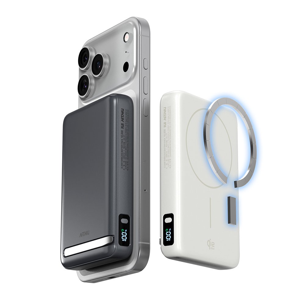 Qi2 25W 맥세이프 초고속 무선 보조배터리 QB610 10000mAh, 그레이 상세 이미지 1