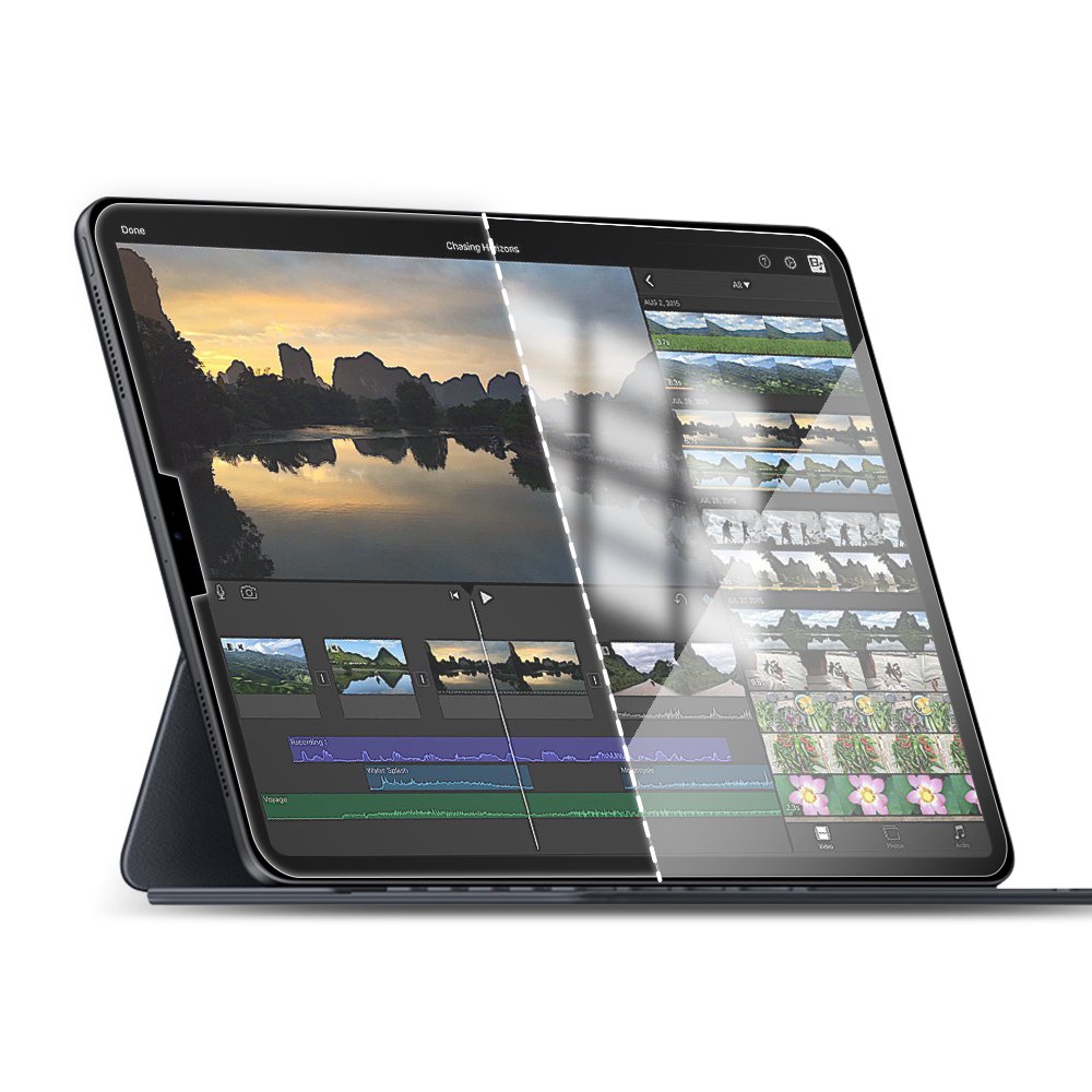 갤럭시탭 S10+ S9+ S8플러스 S7 플러스 S7 FE 지문방지 저반사 액정보호필름 상세 이미지 1