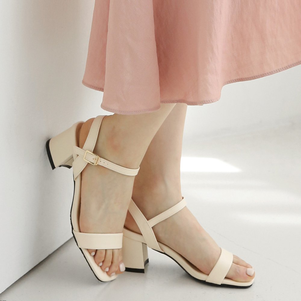 발편한 여성 빅사이즈 샌들 여름 스트랩 발볼넓은샌들 상세 이미지 1