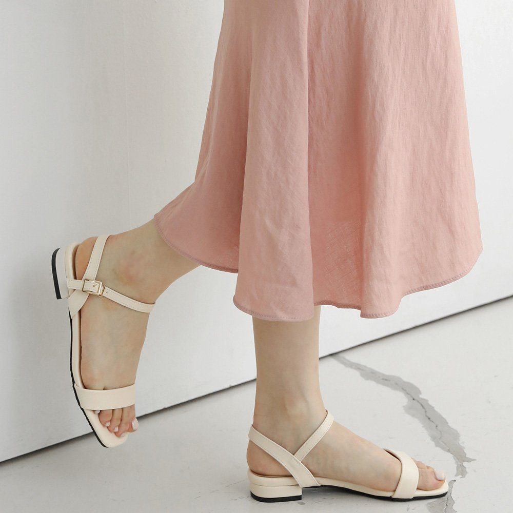 발편한 여성 빅사이즈 샌들 여름 스트랩 발볼넓은샌들 상세 이미지 2