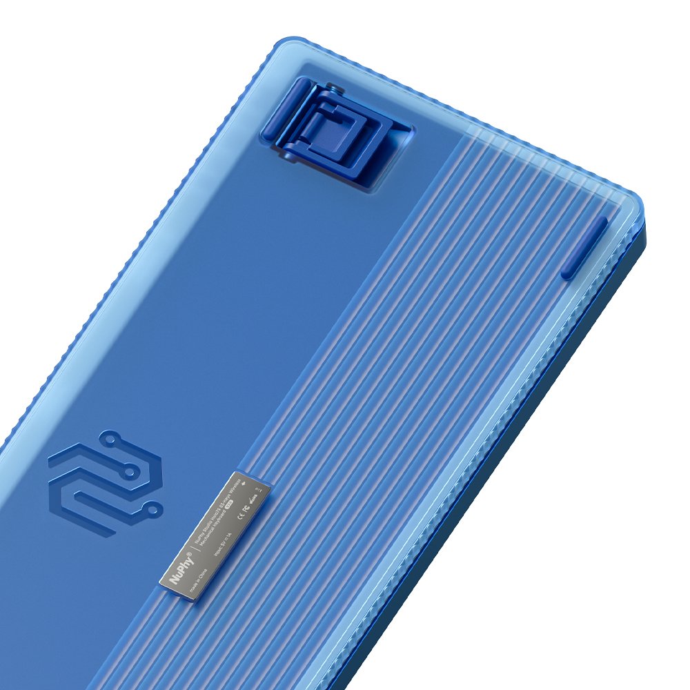 NUPHY Halo96 V2 기계식 키보드 블루투스 유선 무선 영문 각인 블루 라군, 민트축 상세 이미지 1