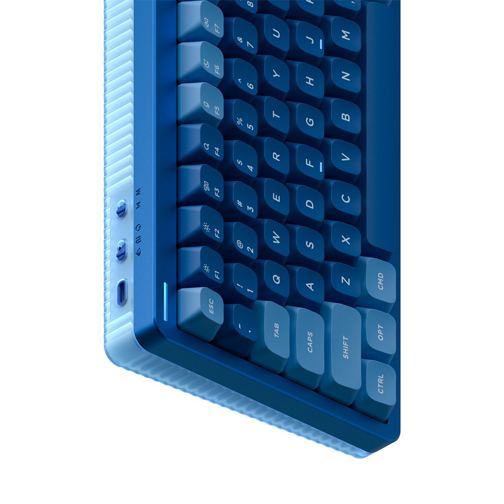 NUPHY Halo96 V2 기계식 키보드 블루투스 유선 무선 영문 각인 블루 라군, 민트축 상세 이미지 2