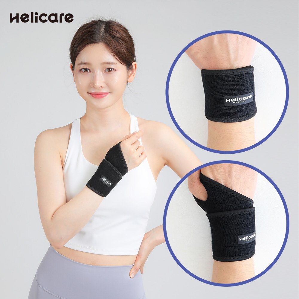 헬스 손목보호대 아대 건초염 엄지손가락 터널증후군 TFCC 한쪽손용 상세 이미지 1