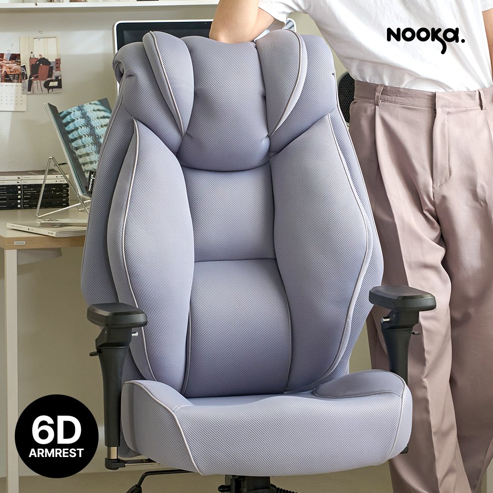 누카 3세대 커스텀체어 G900-MESH 6D 컴퓨터 사무용 사무실 학생 메쉬 게이밍의자 상세 이미지 1