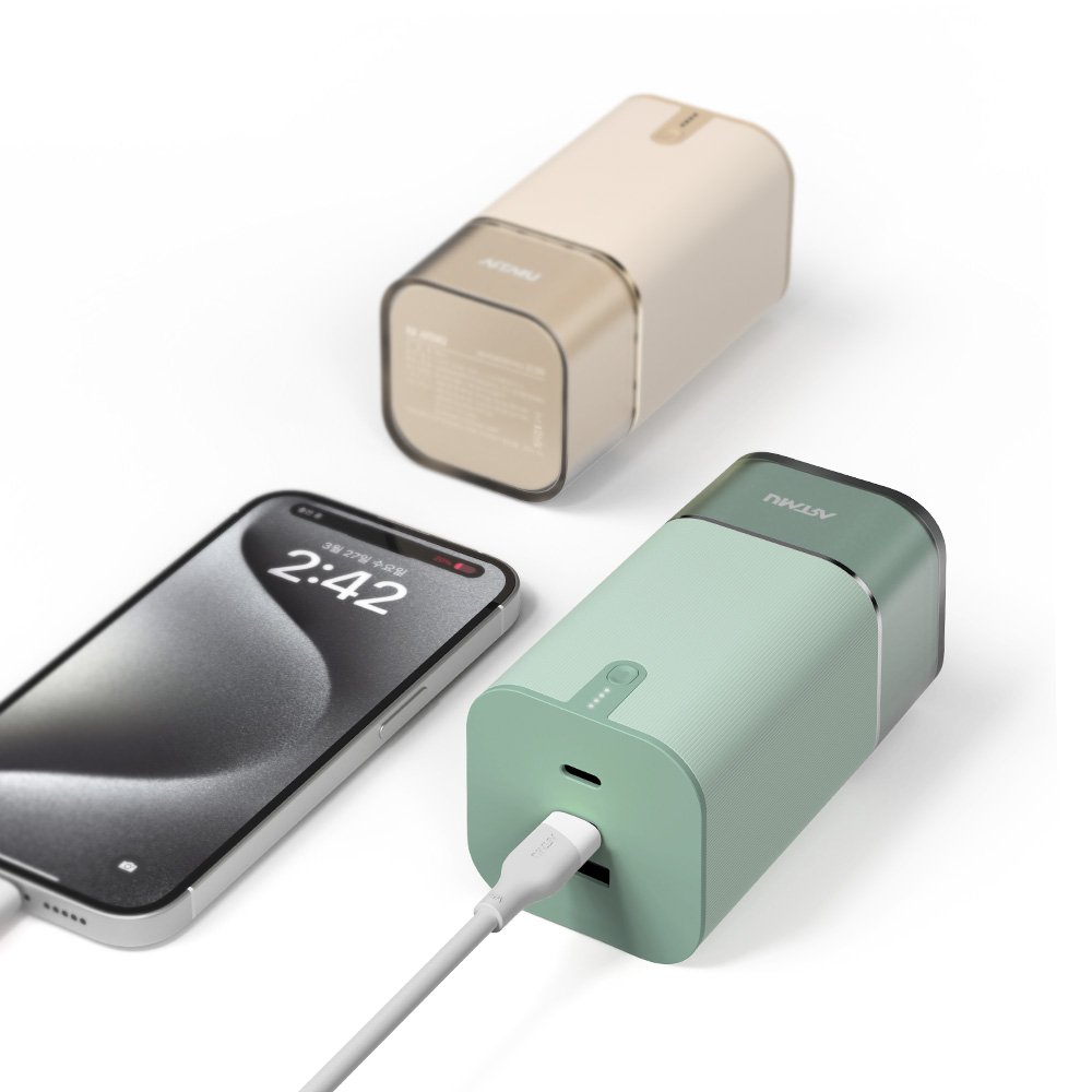 PD 30W PPS 초고속충전 보조배터리 20000mAh IB310 베이지 상세 이미지 1