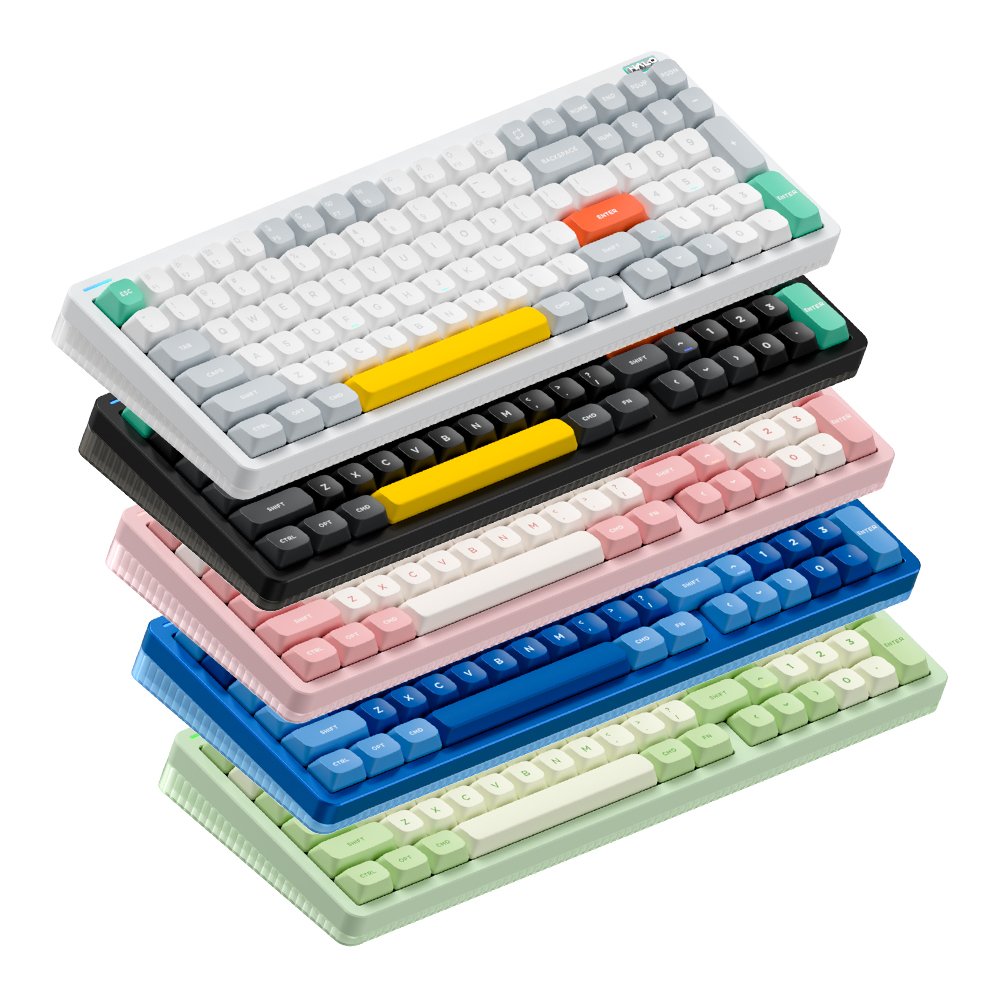 NUPHY Halo96 V2 기계식 키보드 블루투스 유선 무선 영문 각인 블루 라군, 민트축 상세 이미지 2