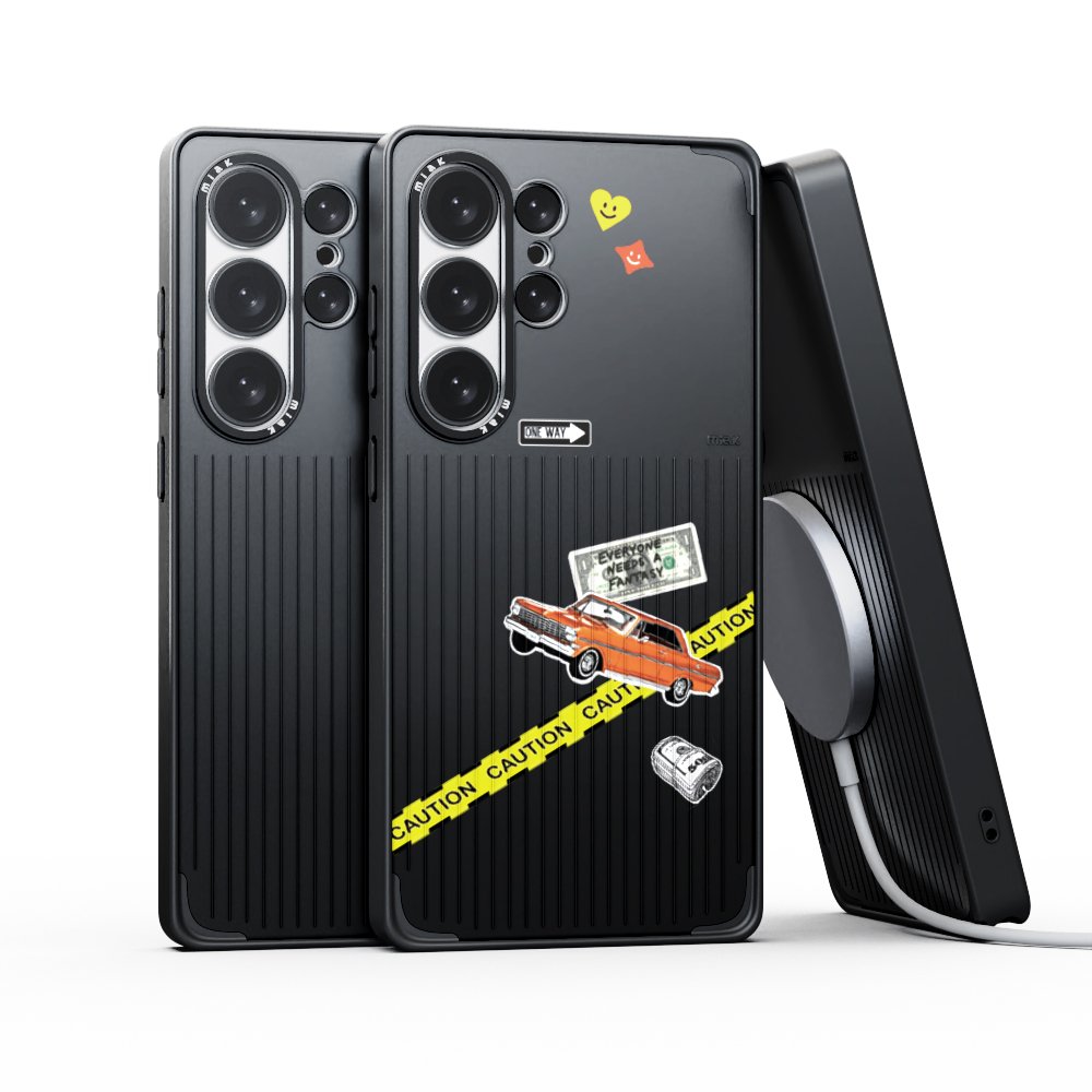 미아크 갤럭시 맥세이프 케이스 무드 스티커 포함 실버, 갤럭시S26 상세 이미지 1