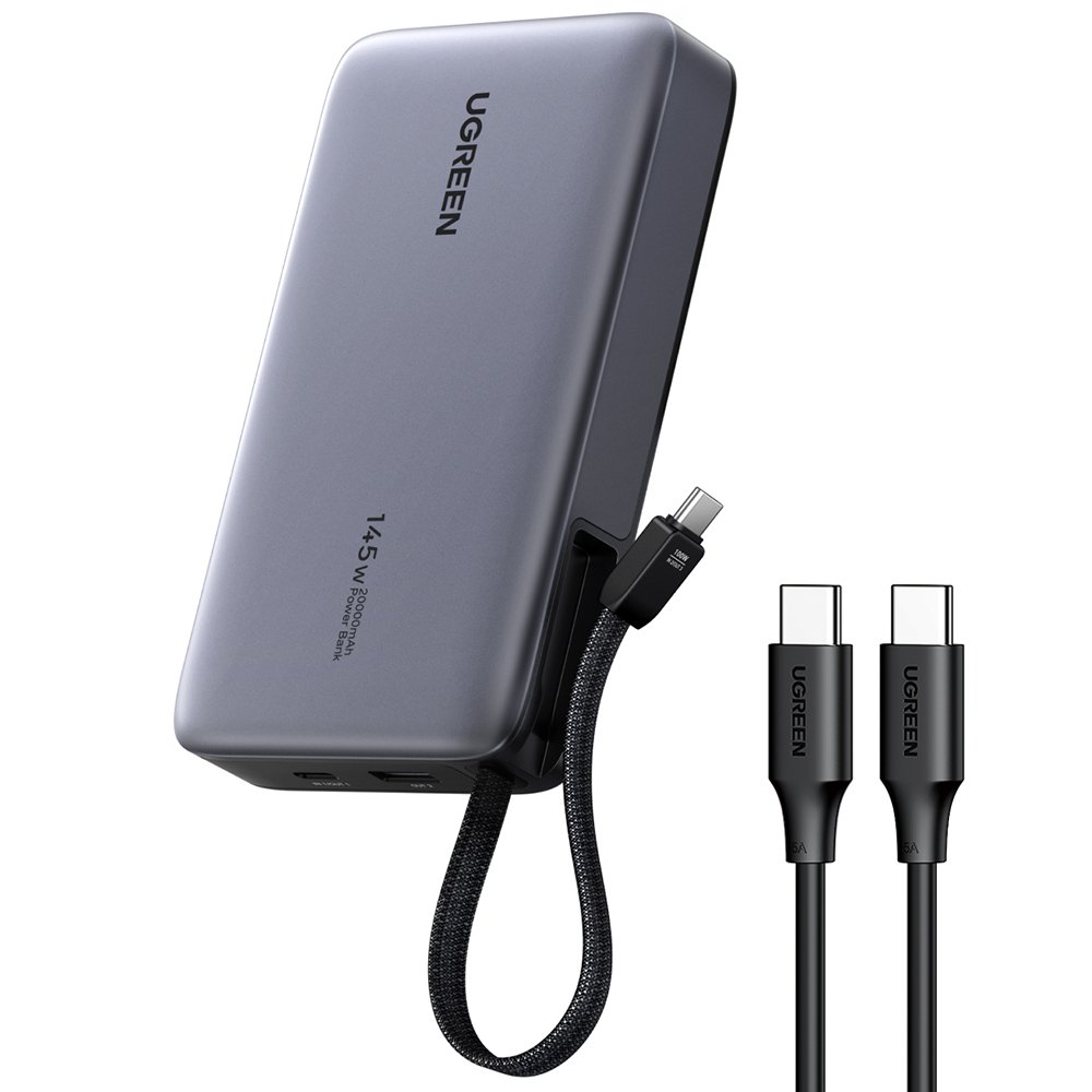 유그린 넥소드 케이블 일체형 145W PD PPS 20000mAh 대용량 고속충전 보조배터리 PB551 상세 이미지 2