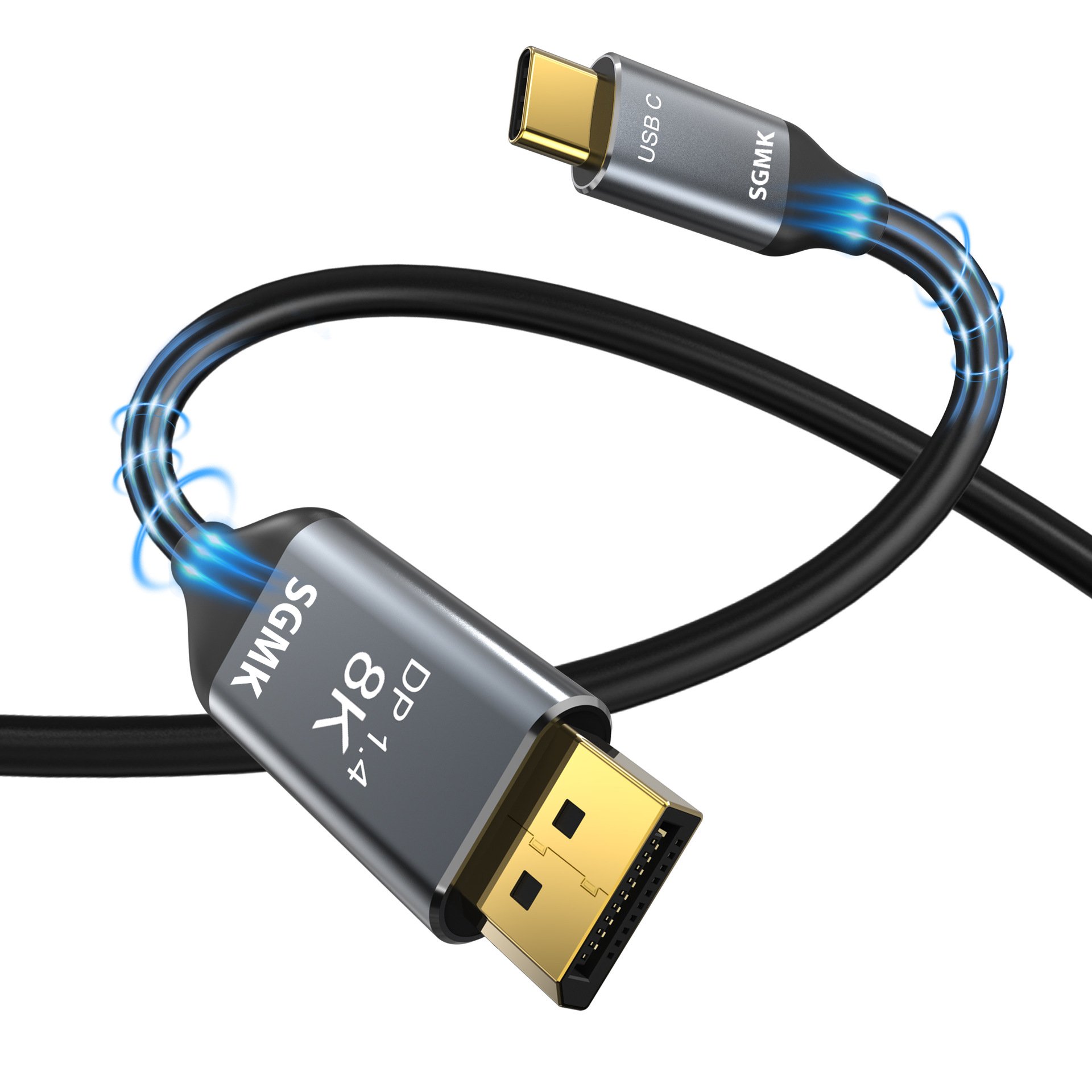 SGMK USB C to DP 1.4 모니터 케이블 디스플레이포트 변환 8K 1m 상세 이미지 2