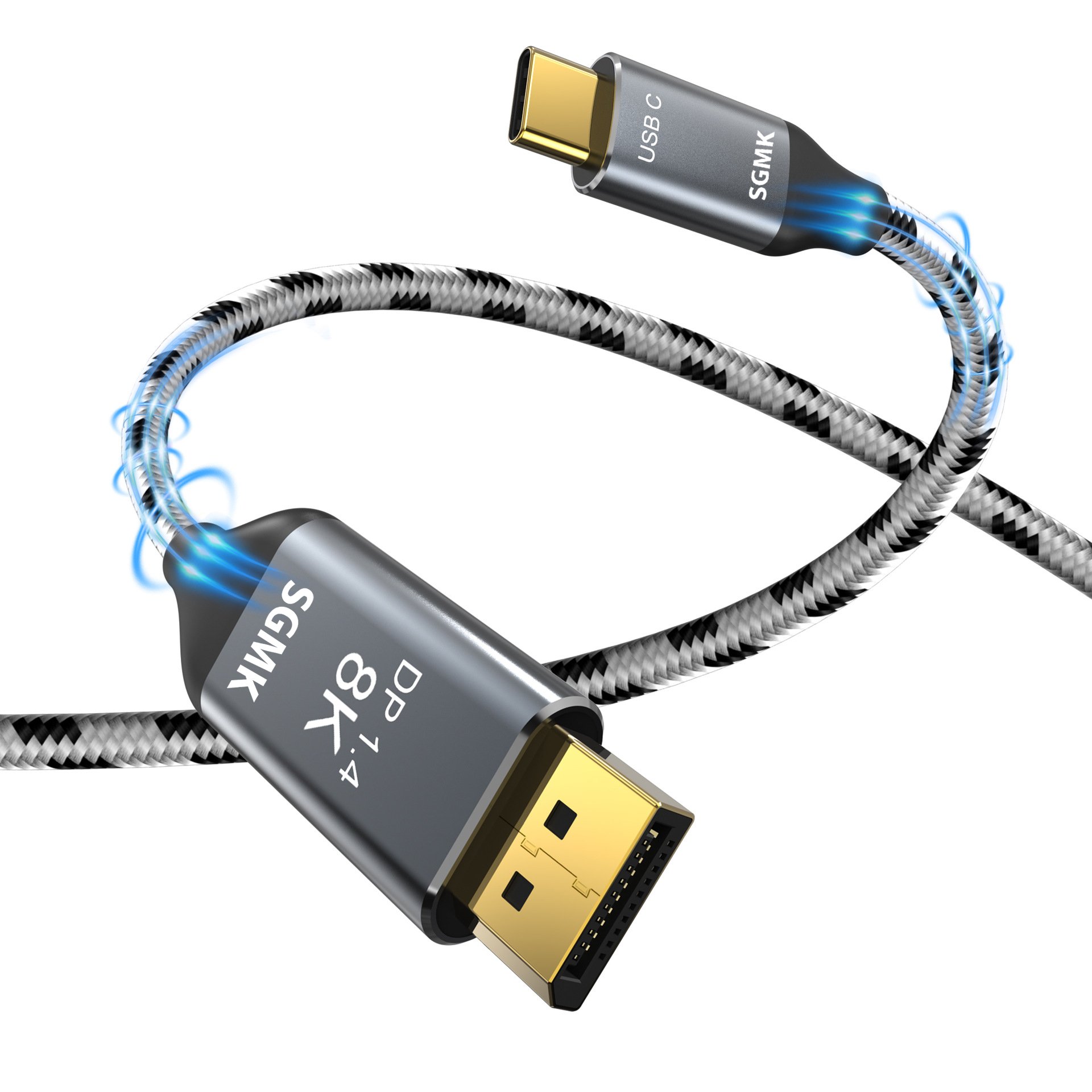SGMK USB C to DP 1.4 모니터 케이블 디스플레이포트 변환 8K 1m 상세 이미지 1