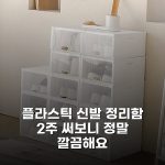 플라스틱 신발 정리함 2주 써보니 정말 깔끔해요 플라스틱 신발 정리함 2주 써보니 정말 깔끔해요