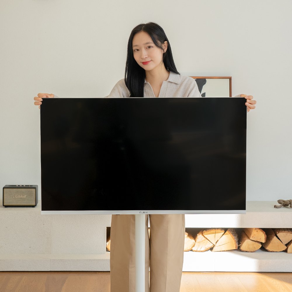 무빙큐빅스 삼탠바이미 화이트에디션 81cm(32인치) FHD QLED 스마트티비 X2 셋트 이동식 TV 삼텐 중소바이미 상세 이미지 2