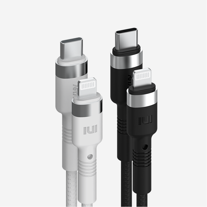플렉스 USB C타입 to 라이트닝 8핀 고속충전 케이블 30cm 상세 이미지 1