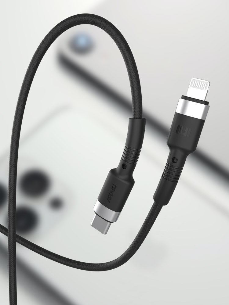 플렉스 USB C타입 to 라이트닝 8핀 고속충전 케이블 30cm 상세 이미지 1