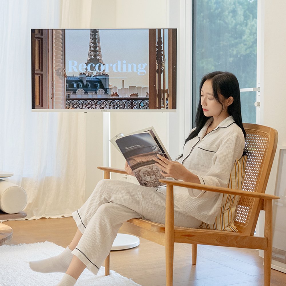 무빙큐빅스 삼탠바이미 화이트에디션 81cm(32인치) FHD QLED 스마트티비 X2 셋트 이동식 TV 삼텐 중소바이미 상세 이미지 2
